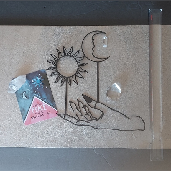 Mystical Celestial Balance Moon Sun Witchy Wall Art Hanging Home Decor/Accent - Picture 9 of 9